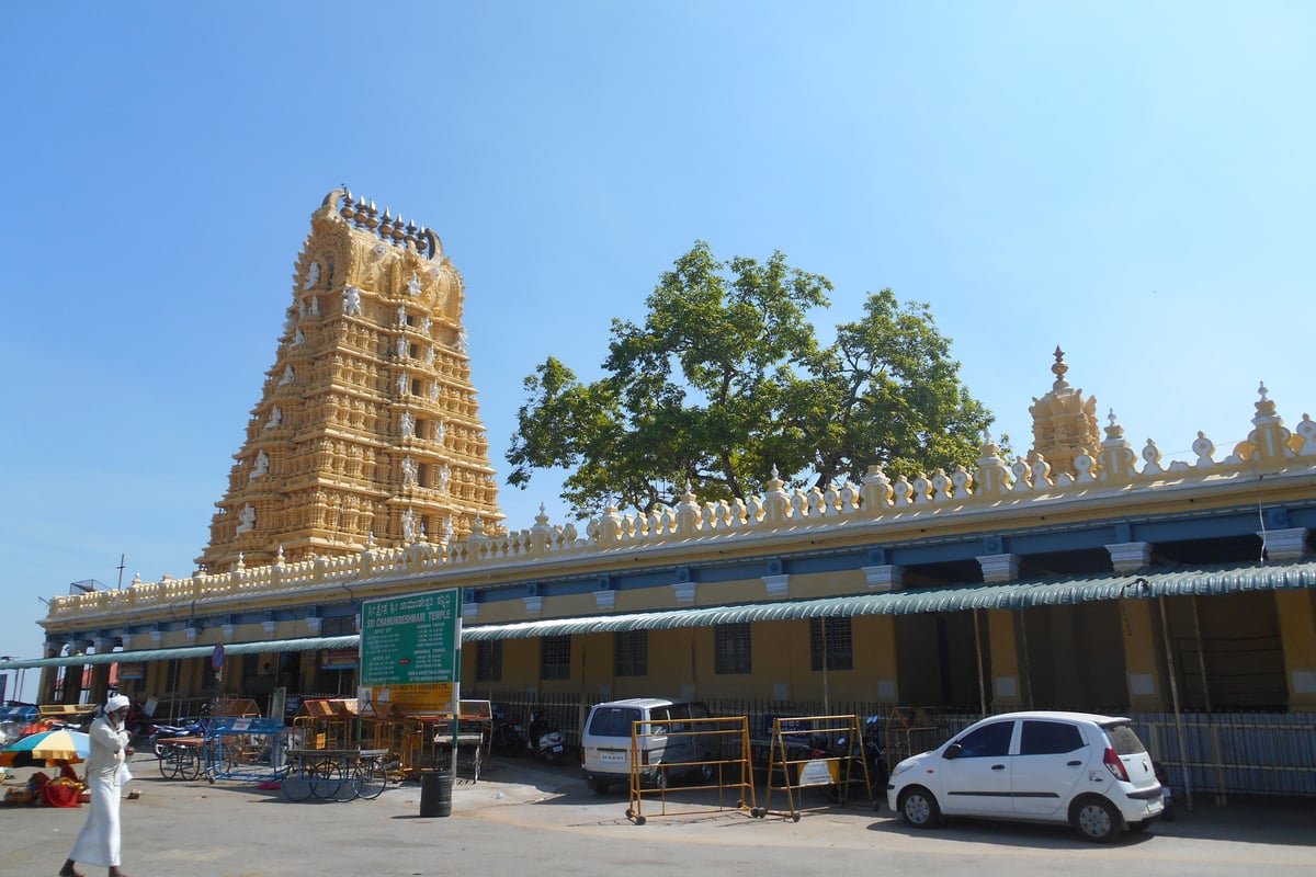 Chamundeshwari Temple atop Chamundi Hills in Mysuru